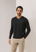 Pull en laine d’agneau à col en V