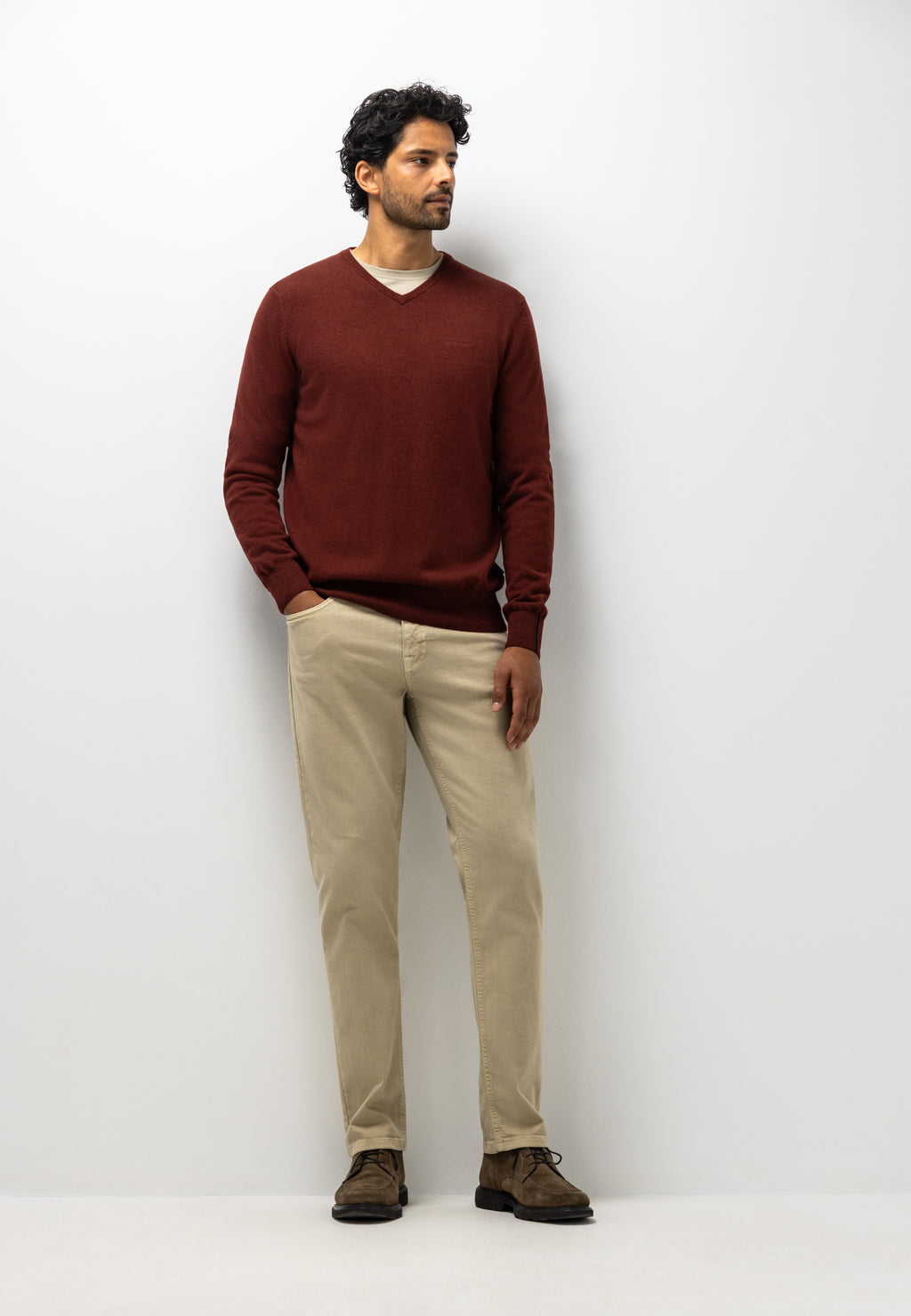 Pull fin en coton