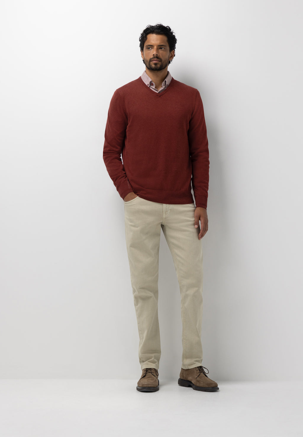 Pull fin en coton