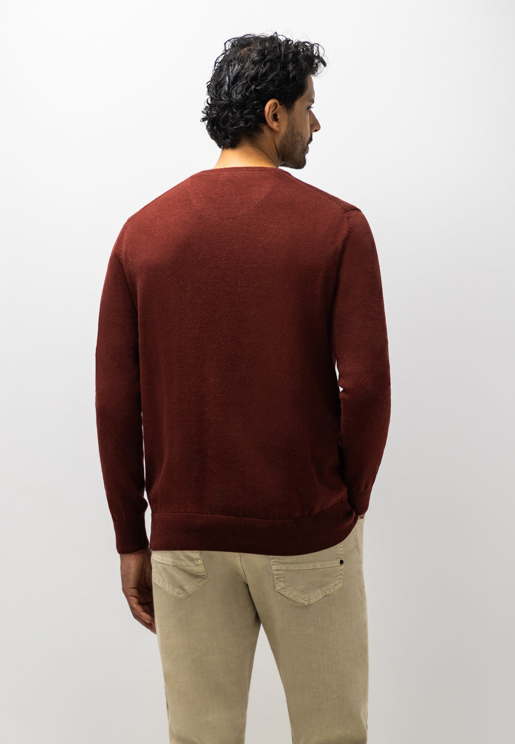 Pull fin en coton