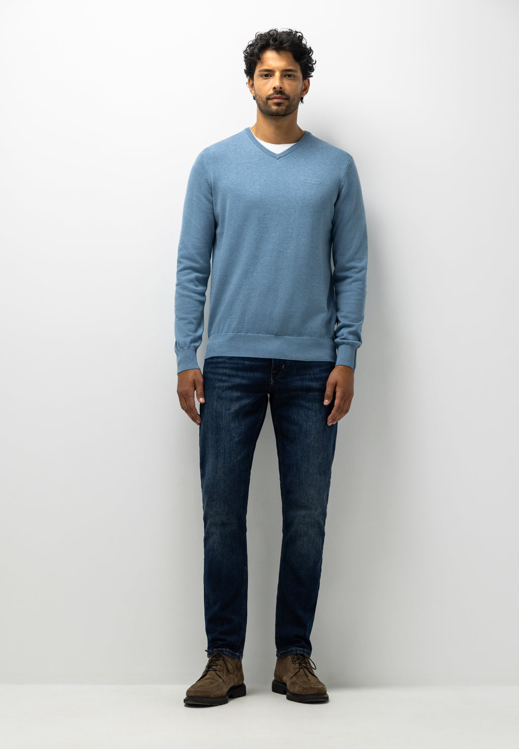 Pull fin en coton