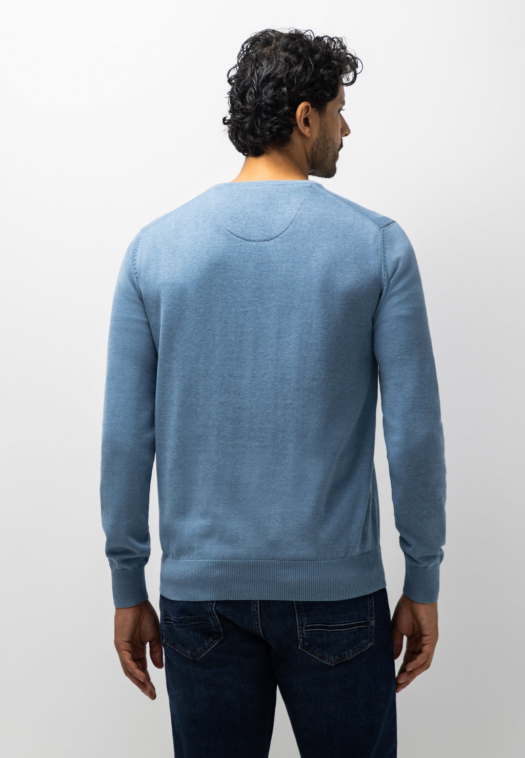 Pull fin en coton
