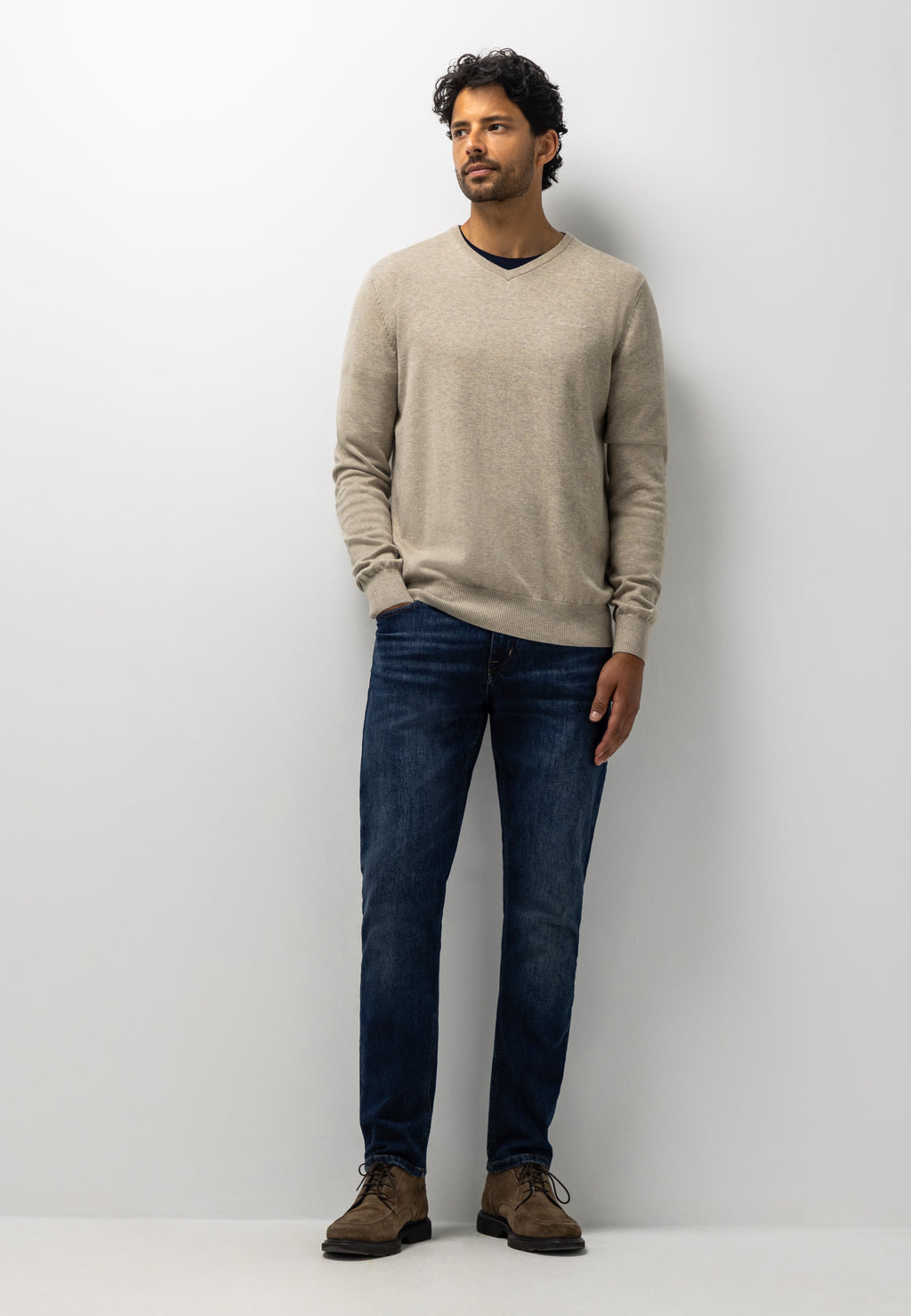 Pull fin en coton