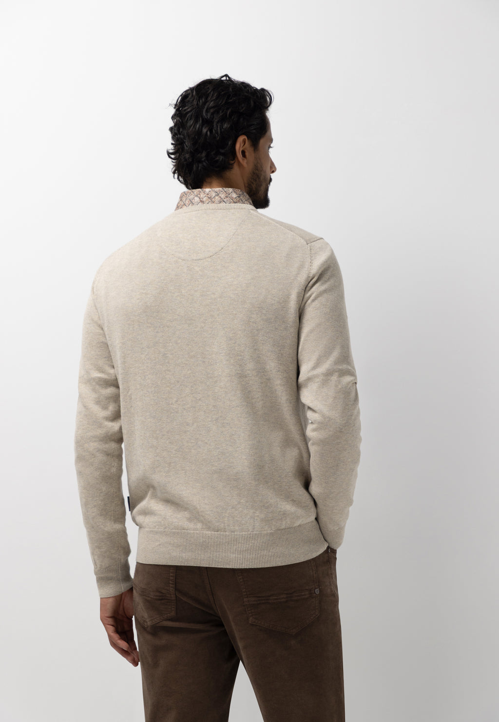 Pull fin en coton