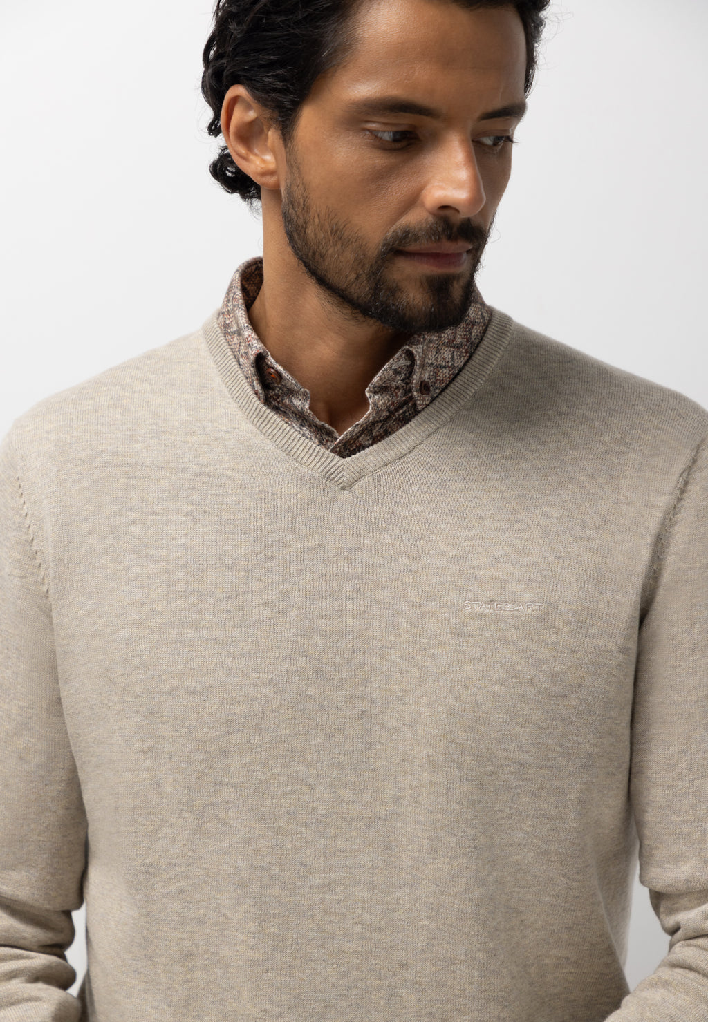 Pull fin en coton