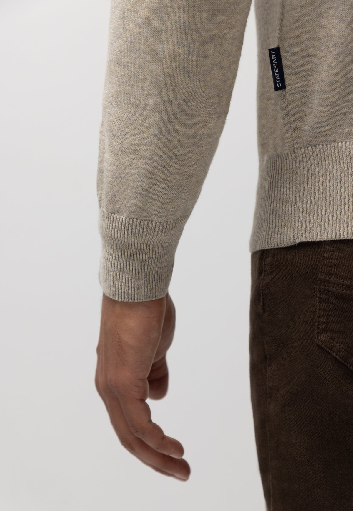 Pull fin en coton