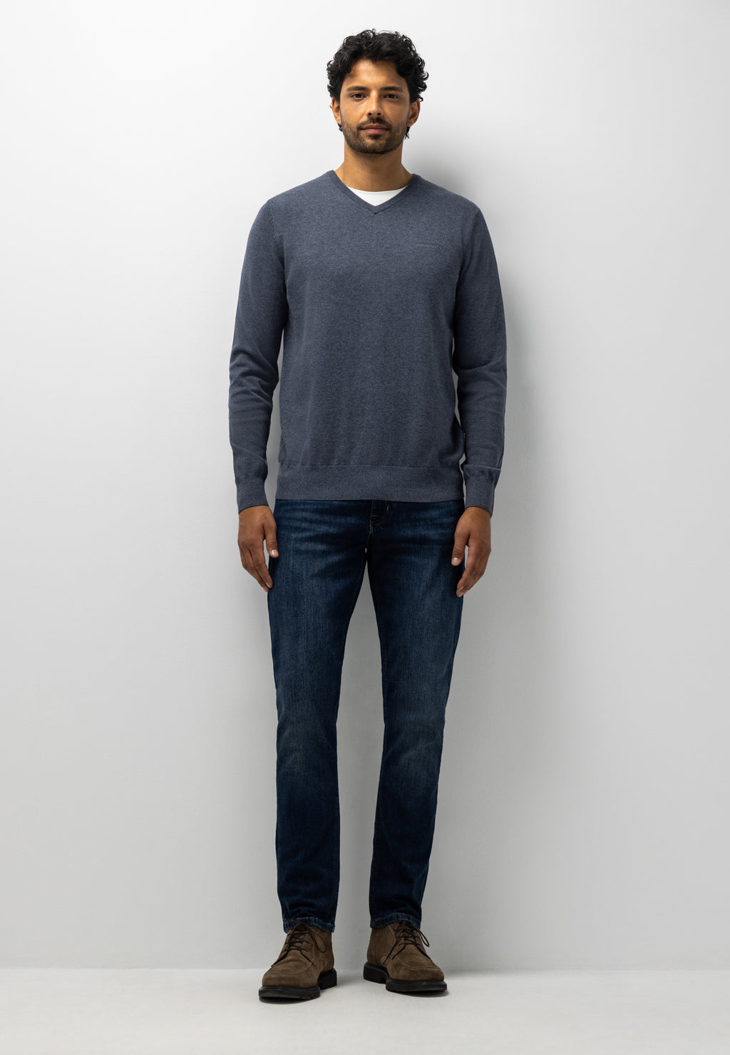 Pull fin en coton