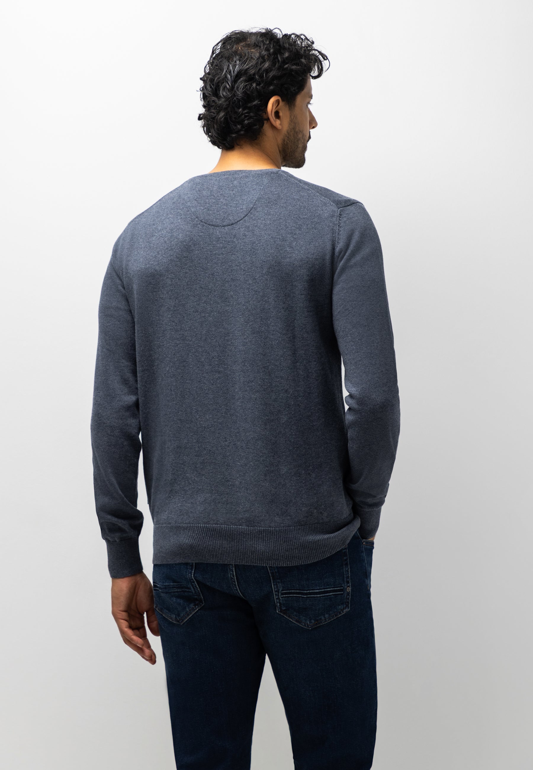 Pull fin en coton