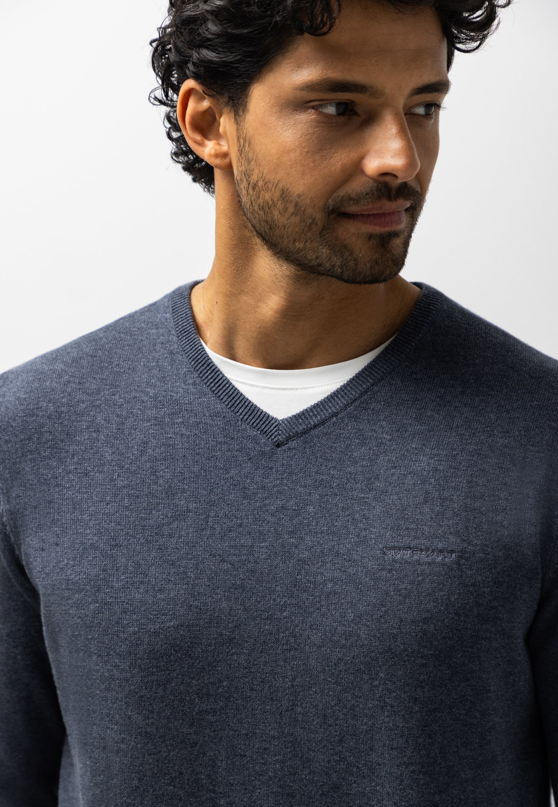 Pull fin en coton