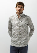 Overhemd met botanische all-over print