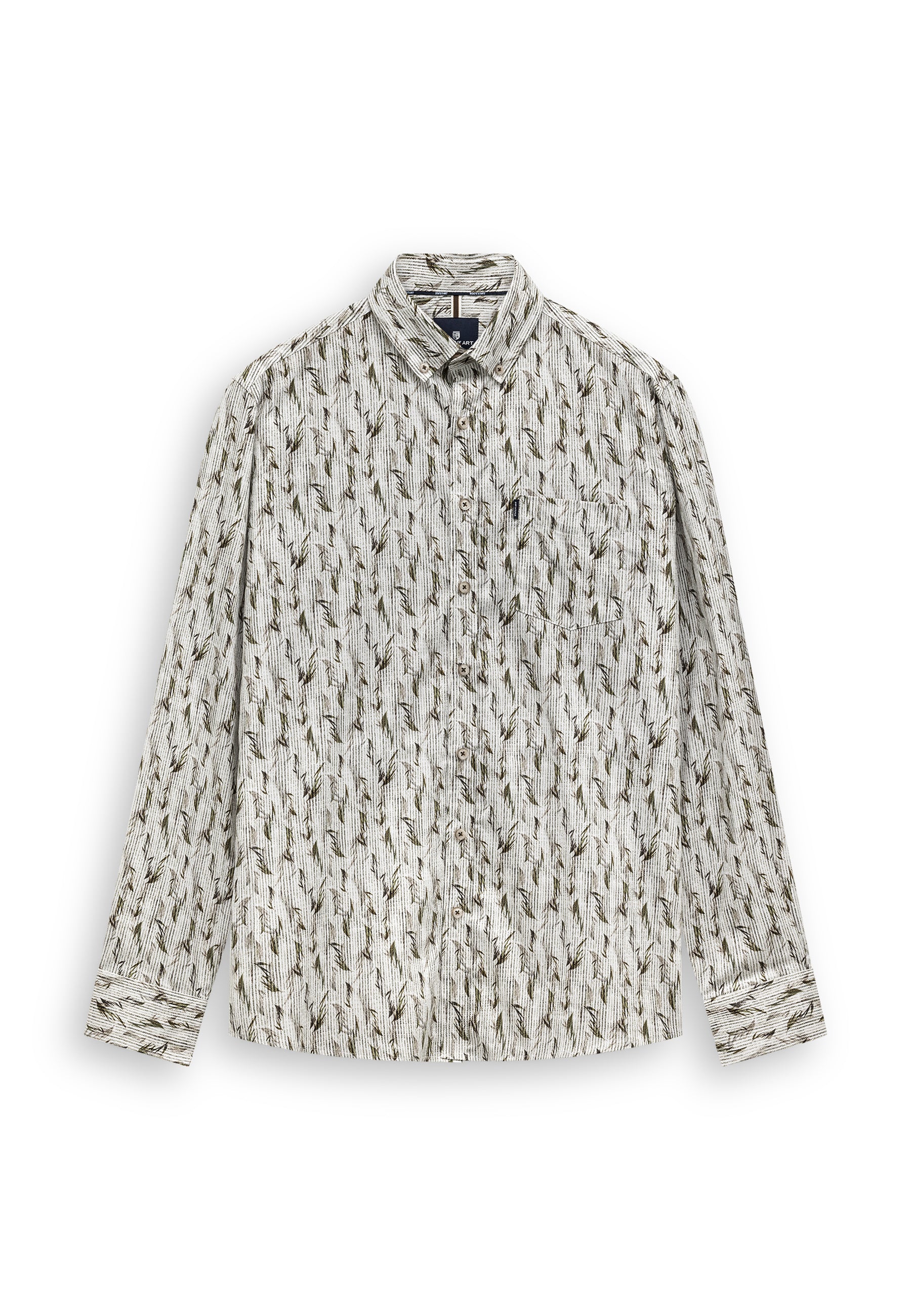 Overhemd met botanische all-over print