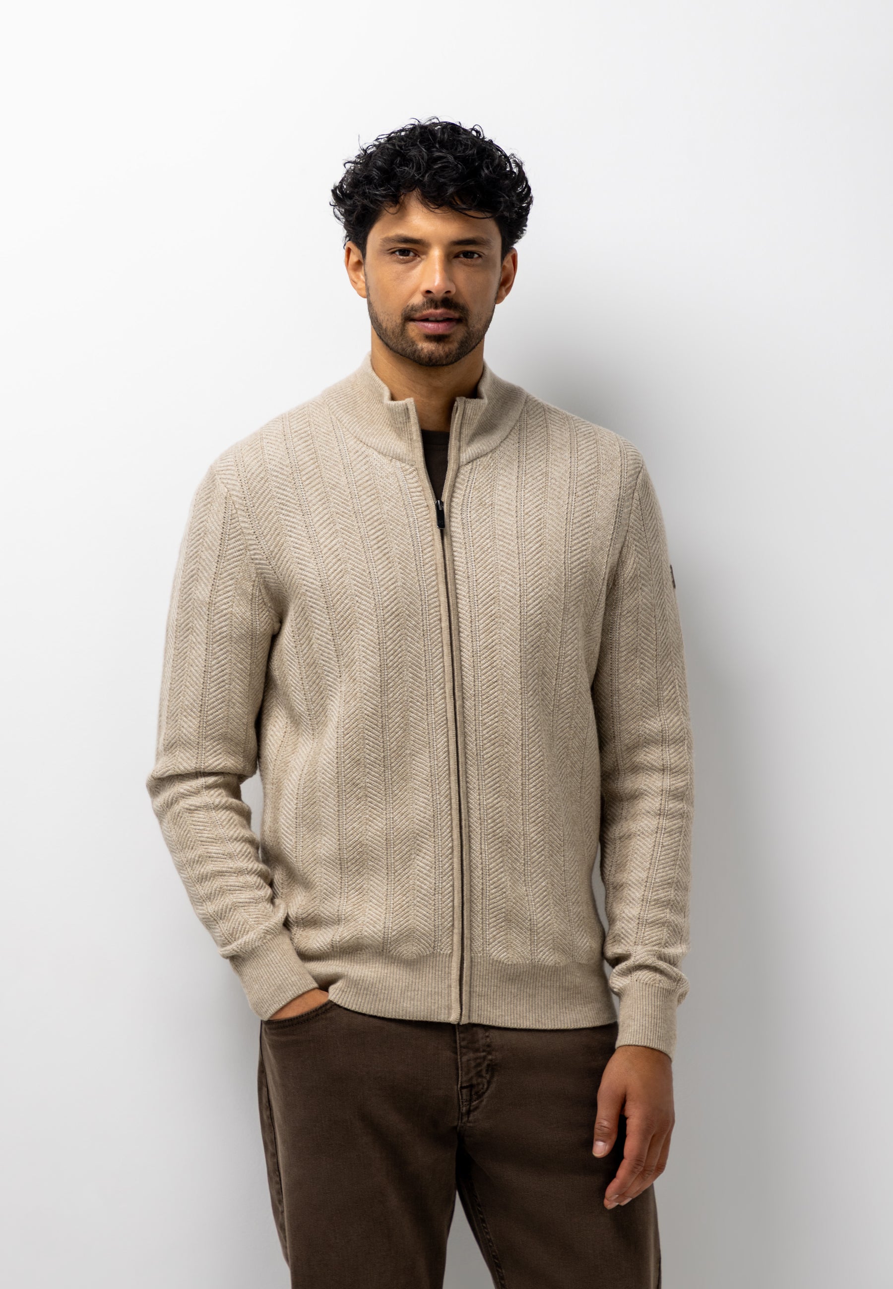 Vest van lamswolmix