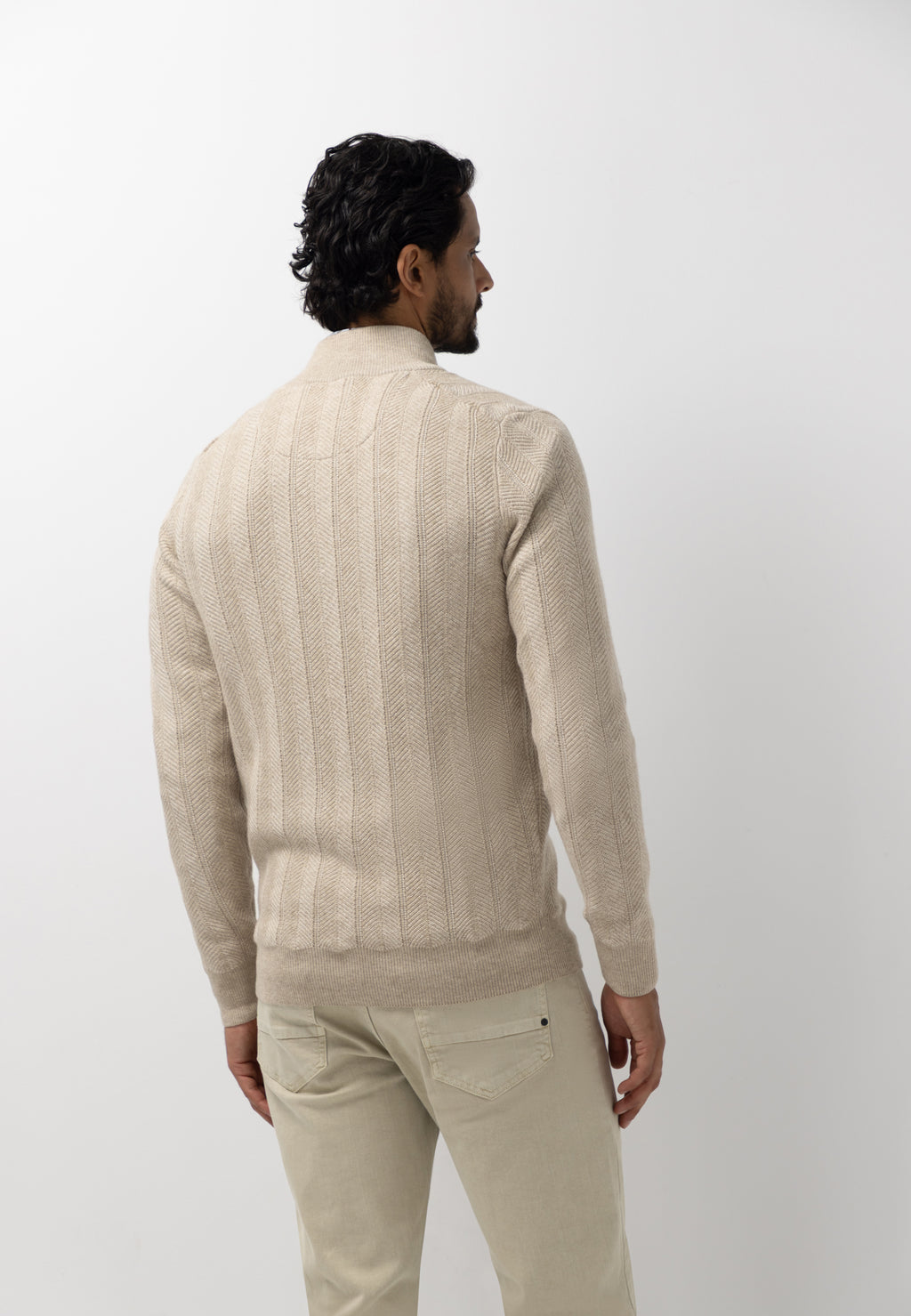 Vest van lamswolmix