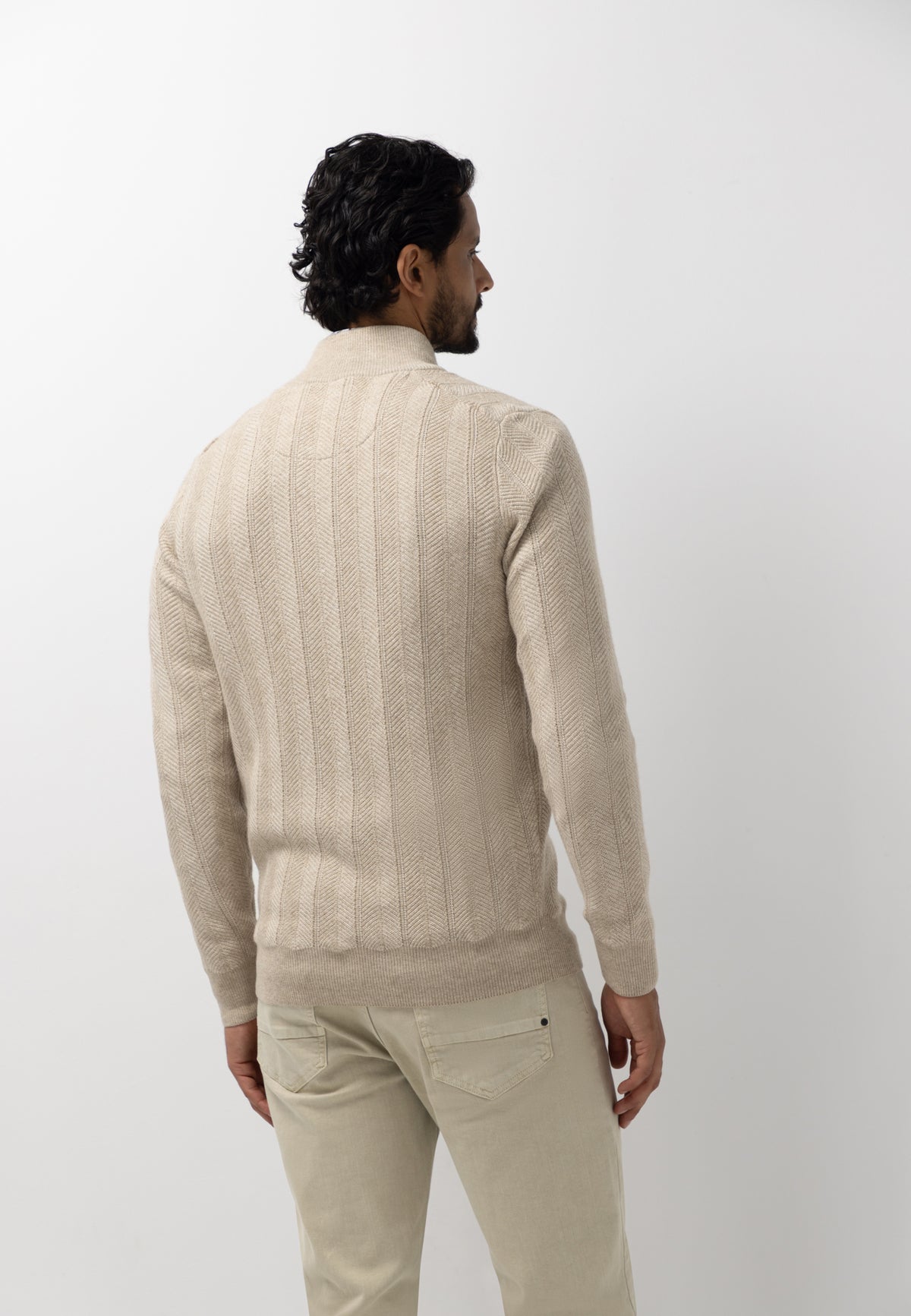 Vest van lamswolmix