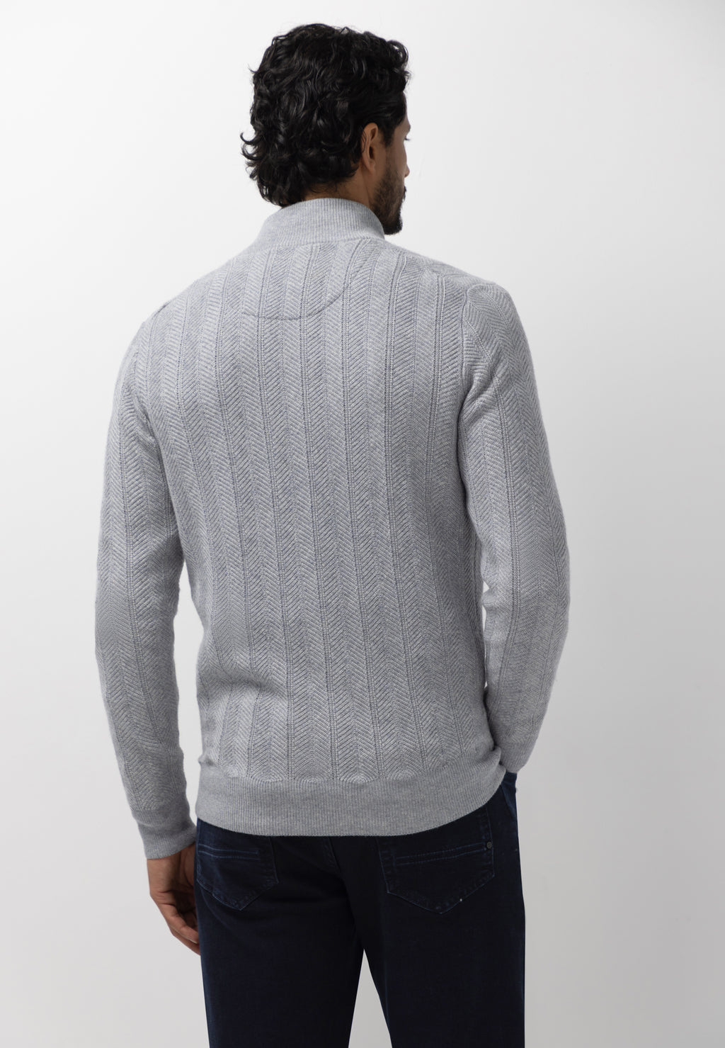 Cardigan en mélange de laine d’agneau