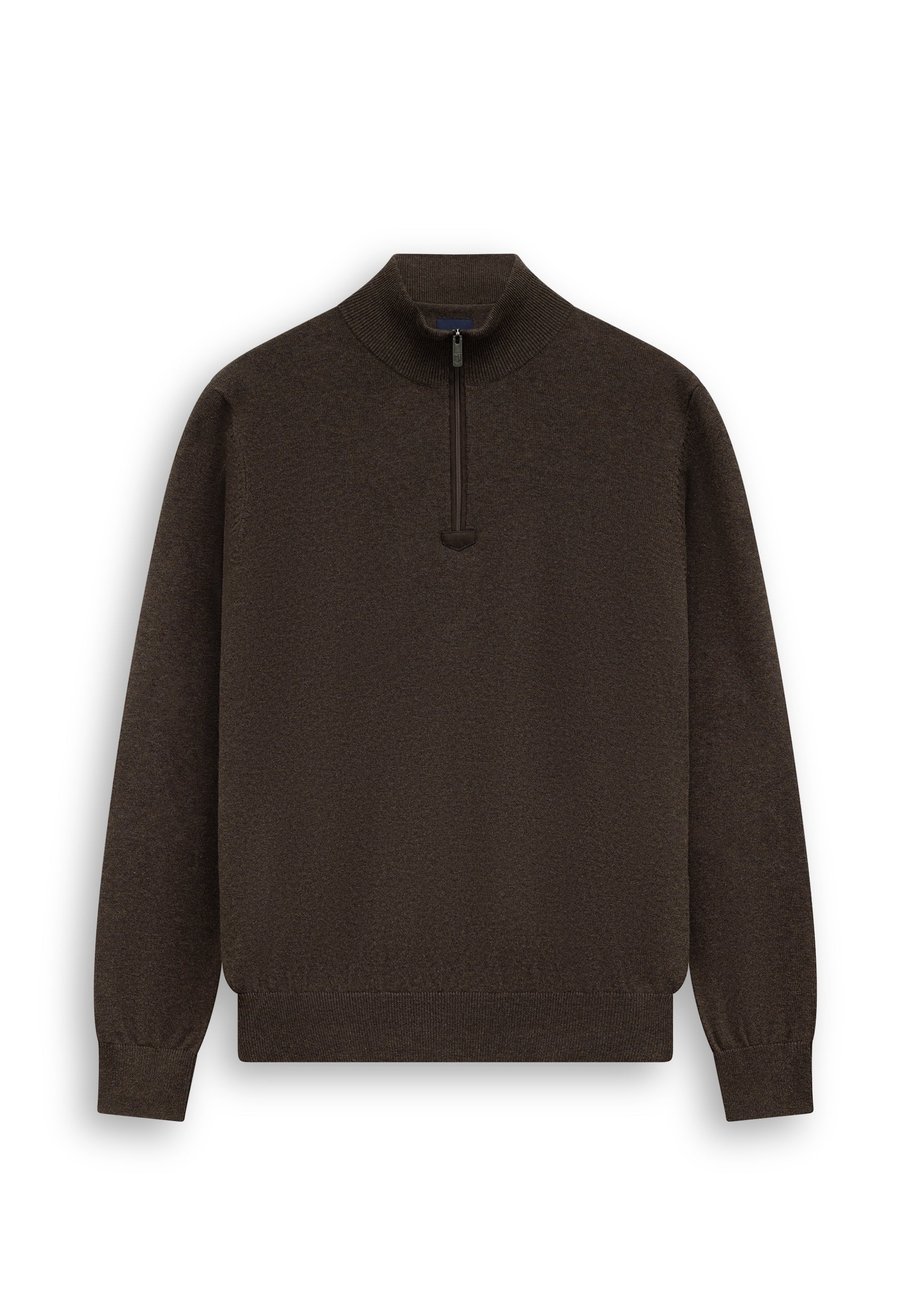 Pull en coton avec coudières