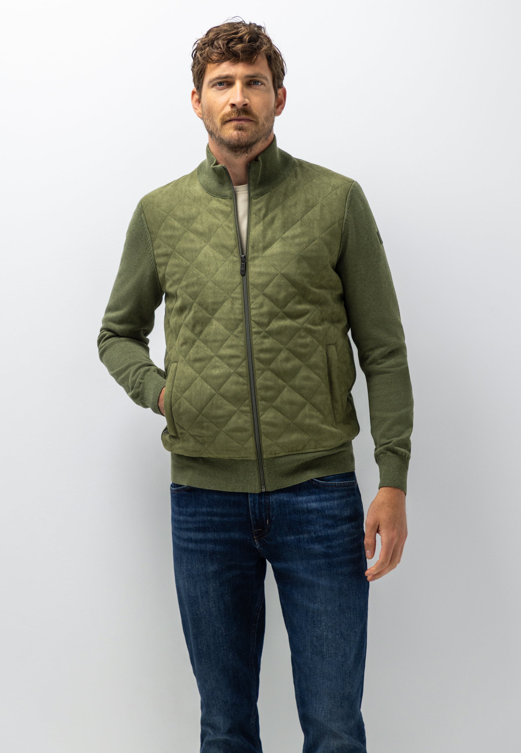 Cardigan à devant matelassé