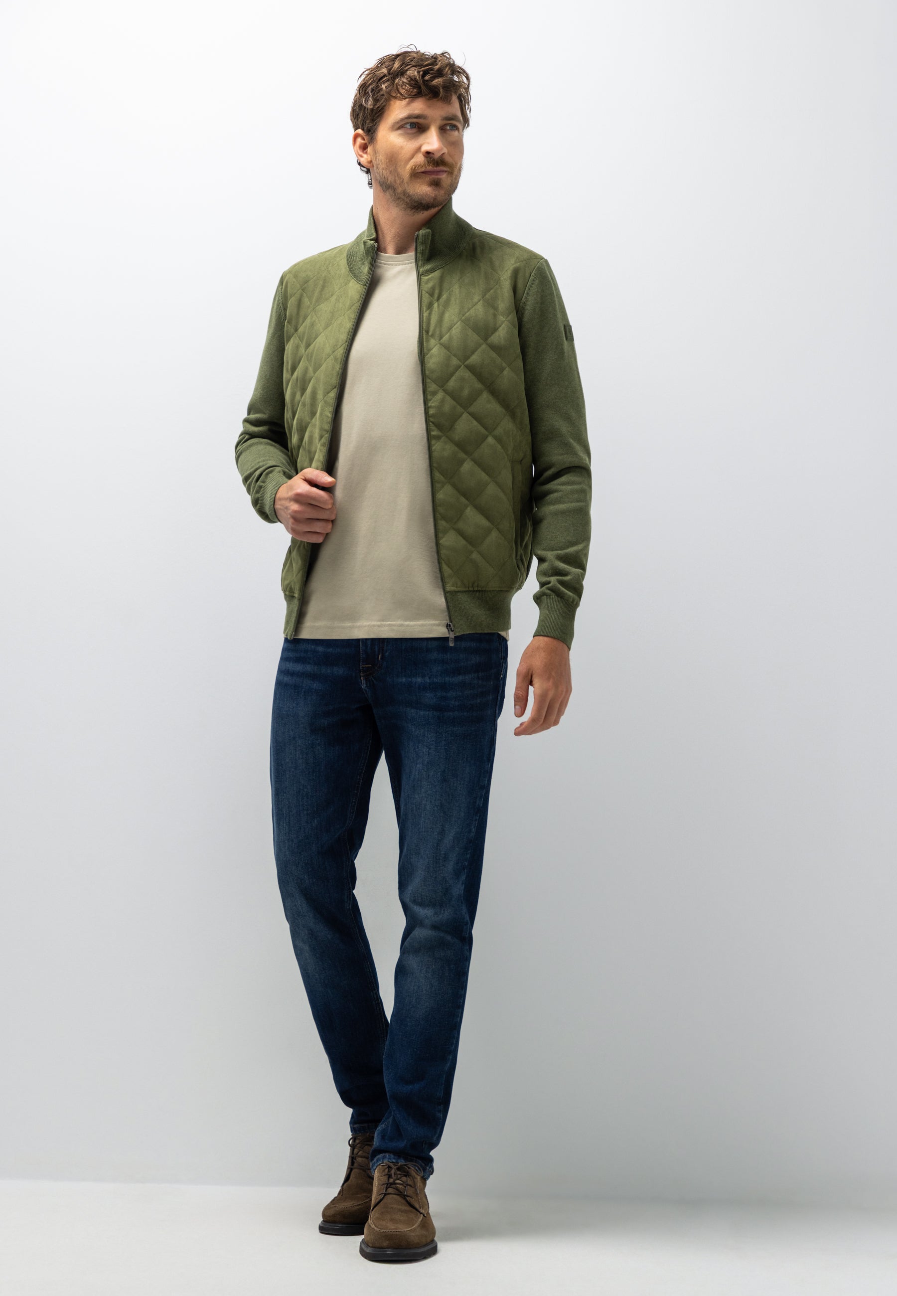 Cardigan à devant matelassé