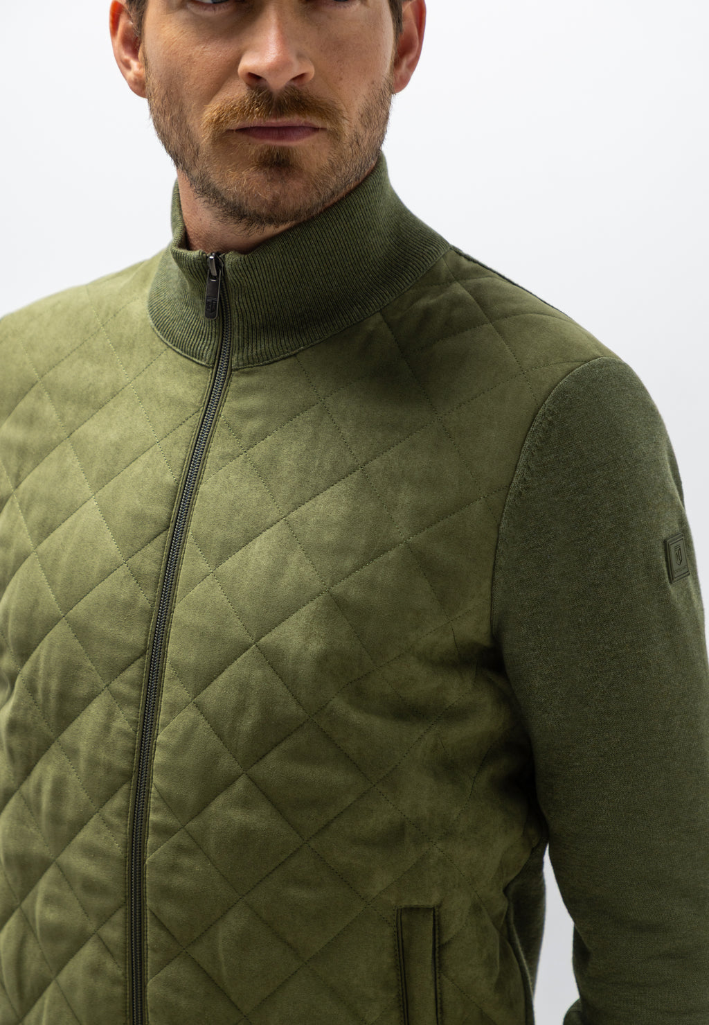 Cardigan à devant matelassé