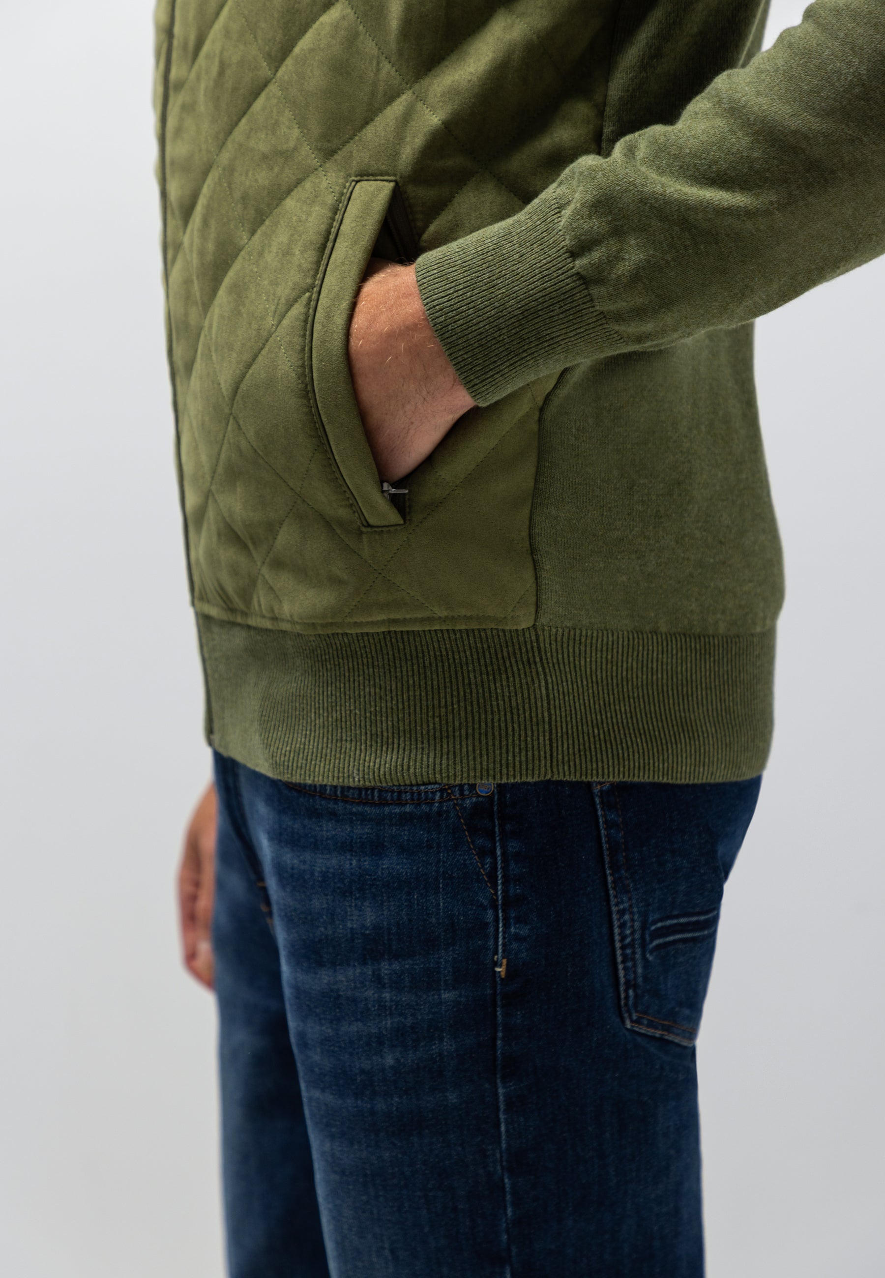 Cardigan à devant matelassé