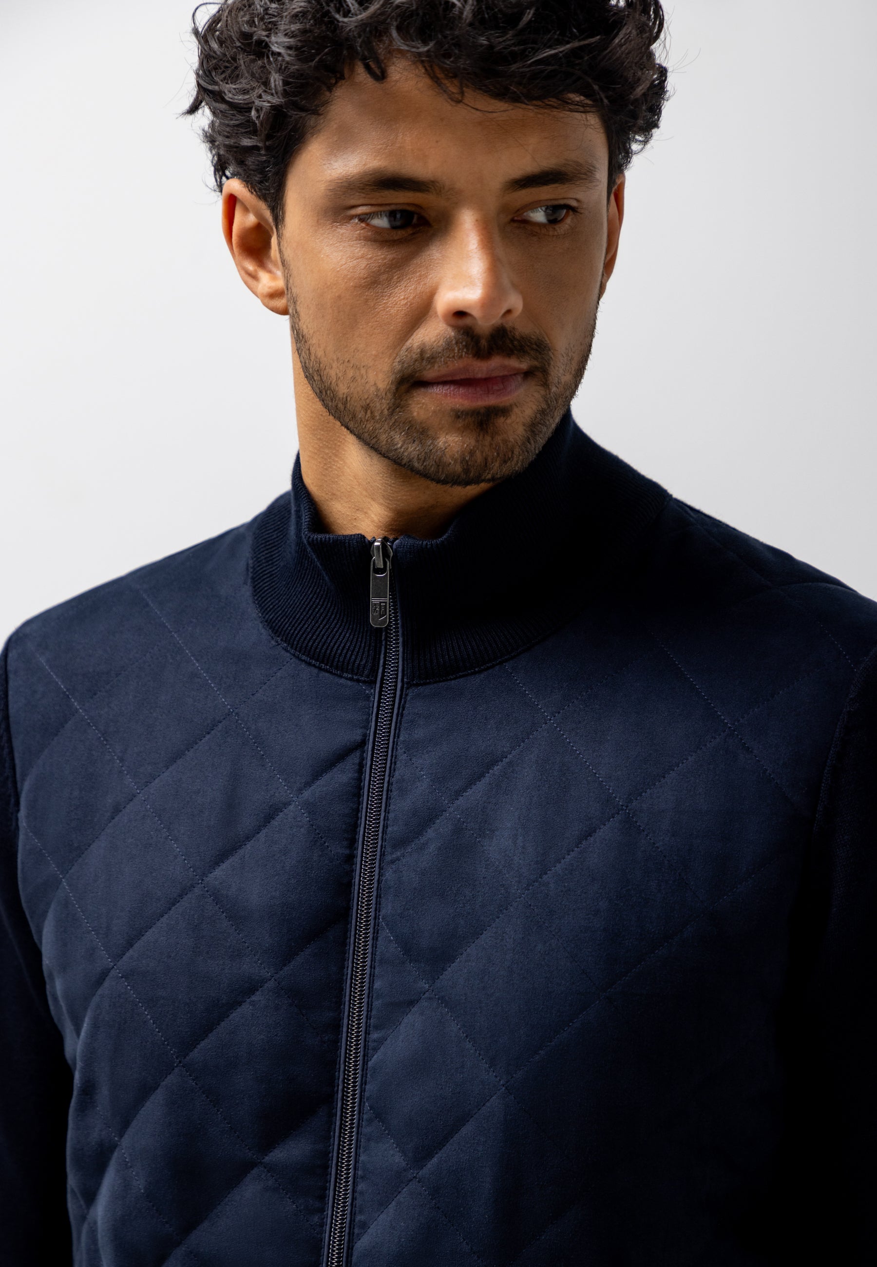 Cardigan à devant matelassé