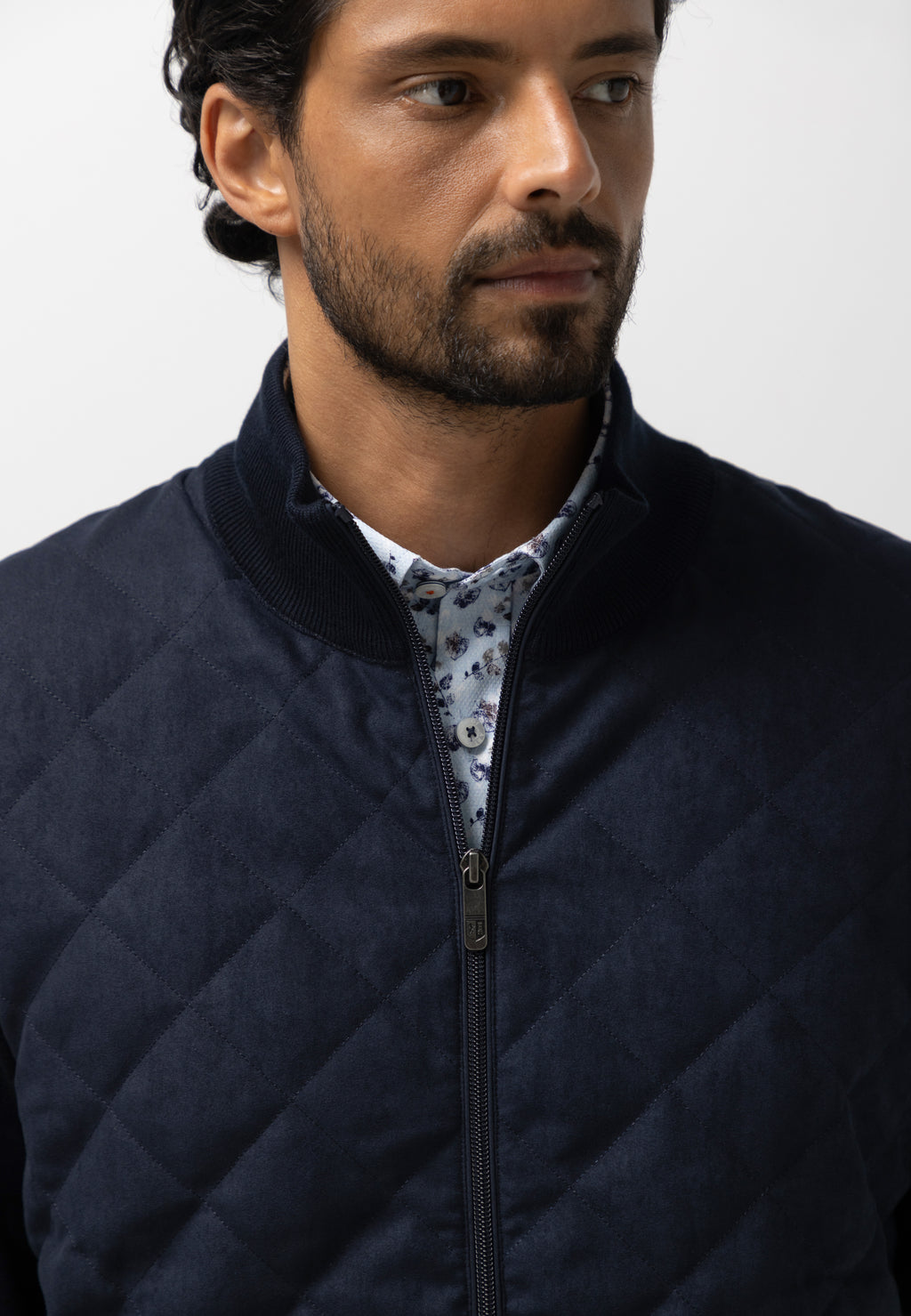 Cardigan à devant matelassé