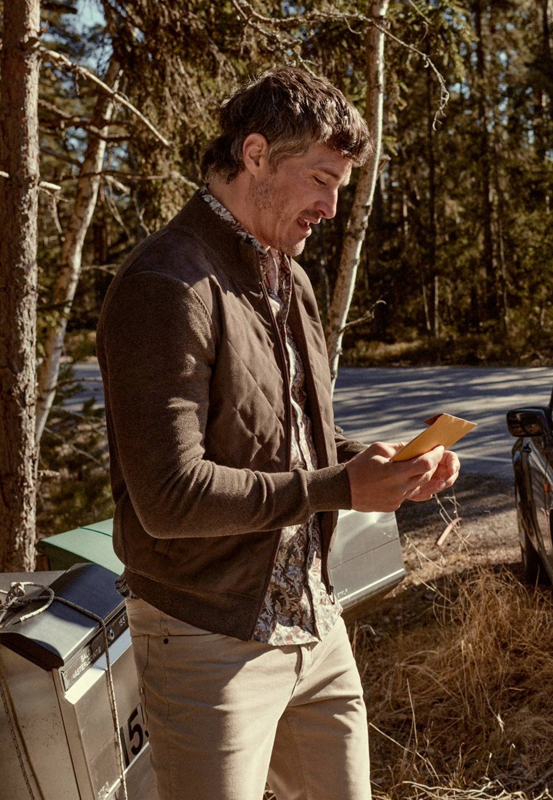 Cardigan à devant matelassé