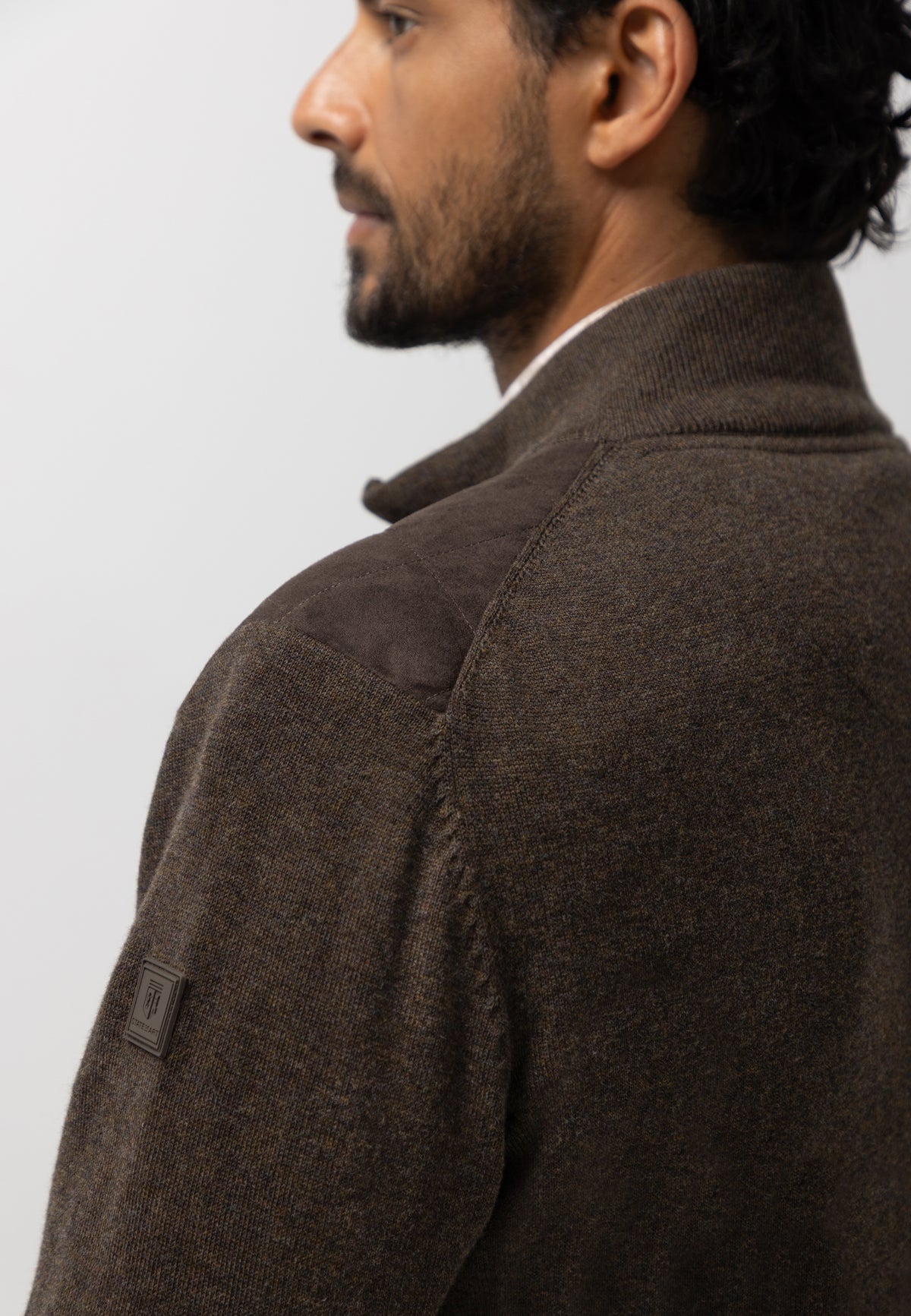 Cardigan à devant matelassé