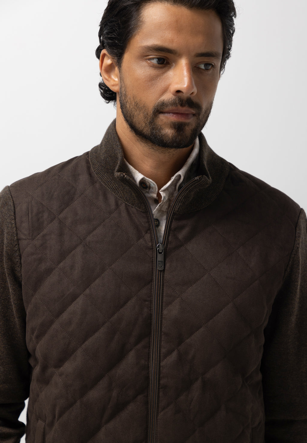 Cardigan à devant matelassé