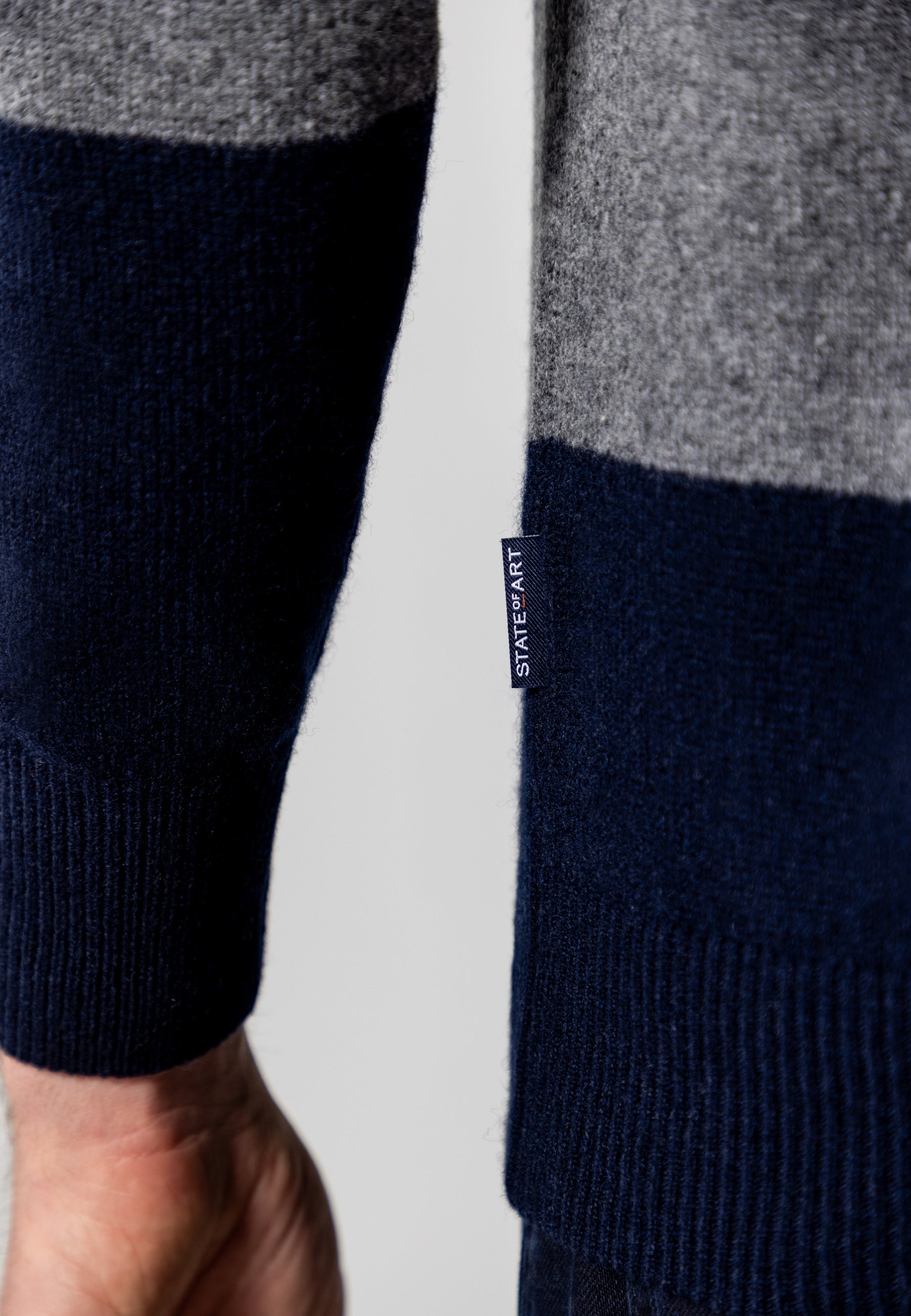 Polo en maille à rayures