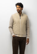 Cardigan côtelé en coton