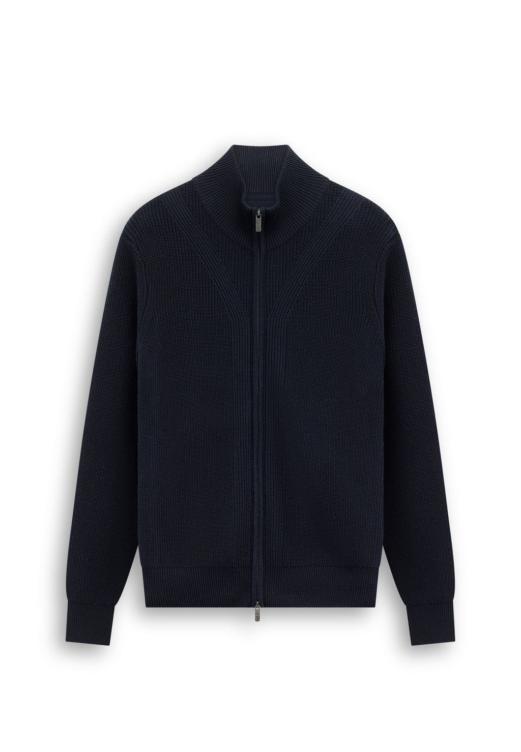 Cardigan à fermeture zippée bidirectionnelle