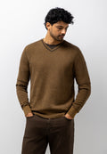 Pull Oxford à badge en caoutchouc