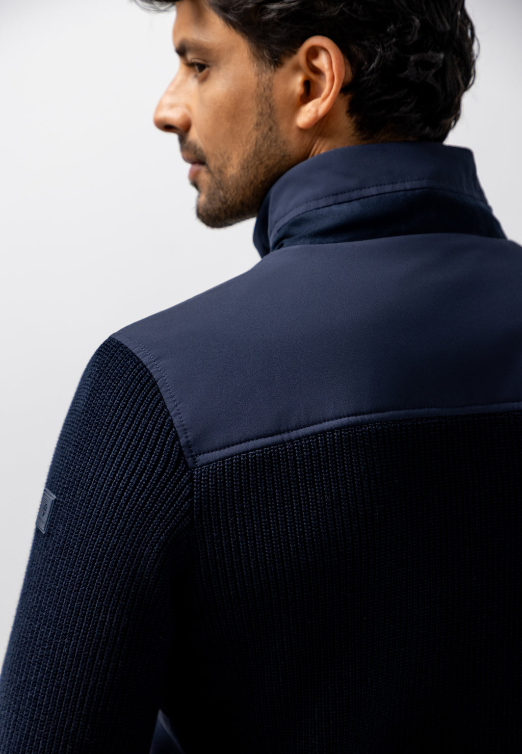 Cardigan à effet daim à l’avant