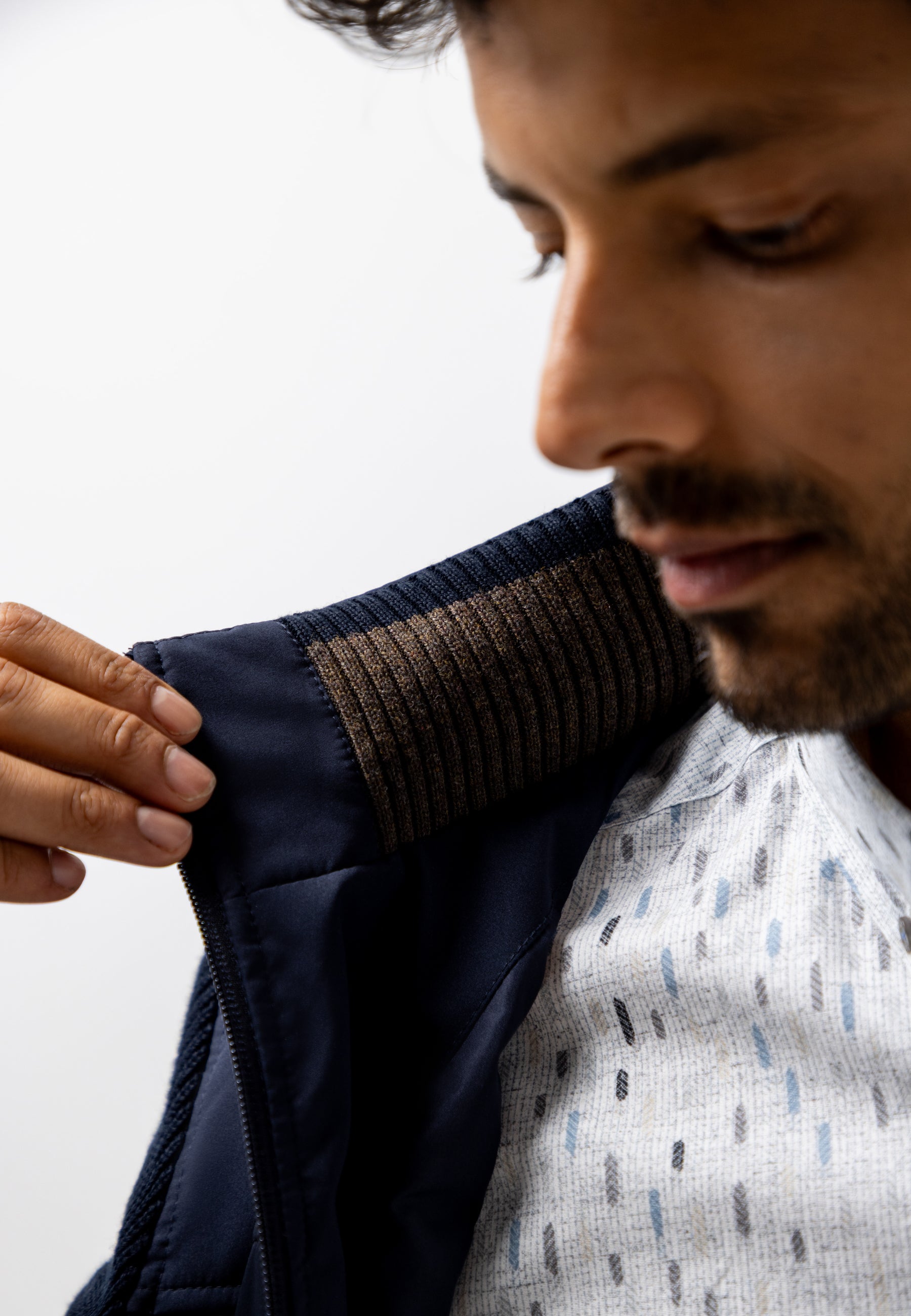 Cardigan à effet daim à l’avant