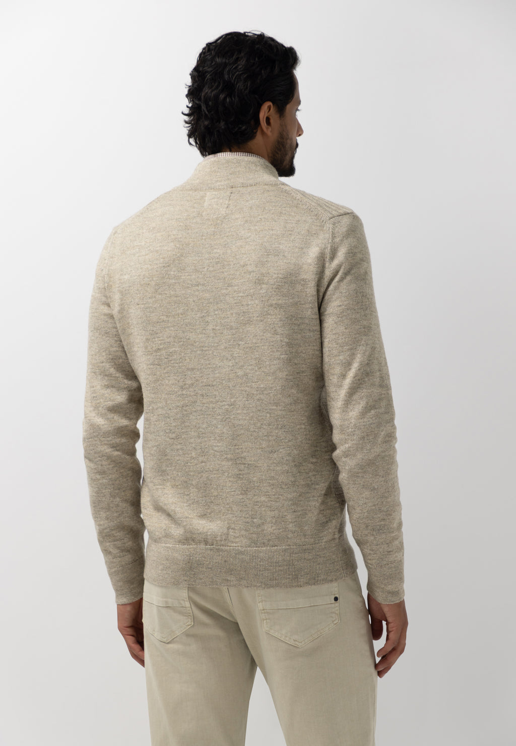 Vest met structuurpatroon