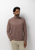 Pull à col roulé avec du coton biologique