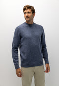 Pull en mélange de laine à col rond