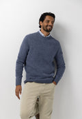 Pull en mélange de laine à col rond