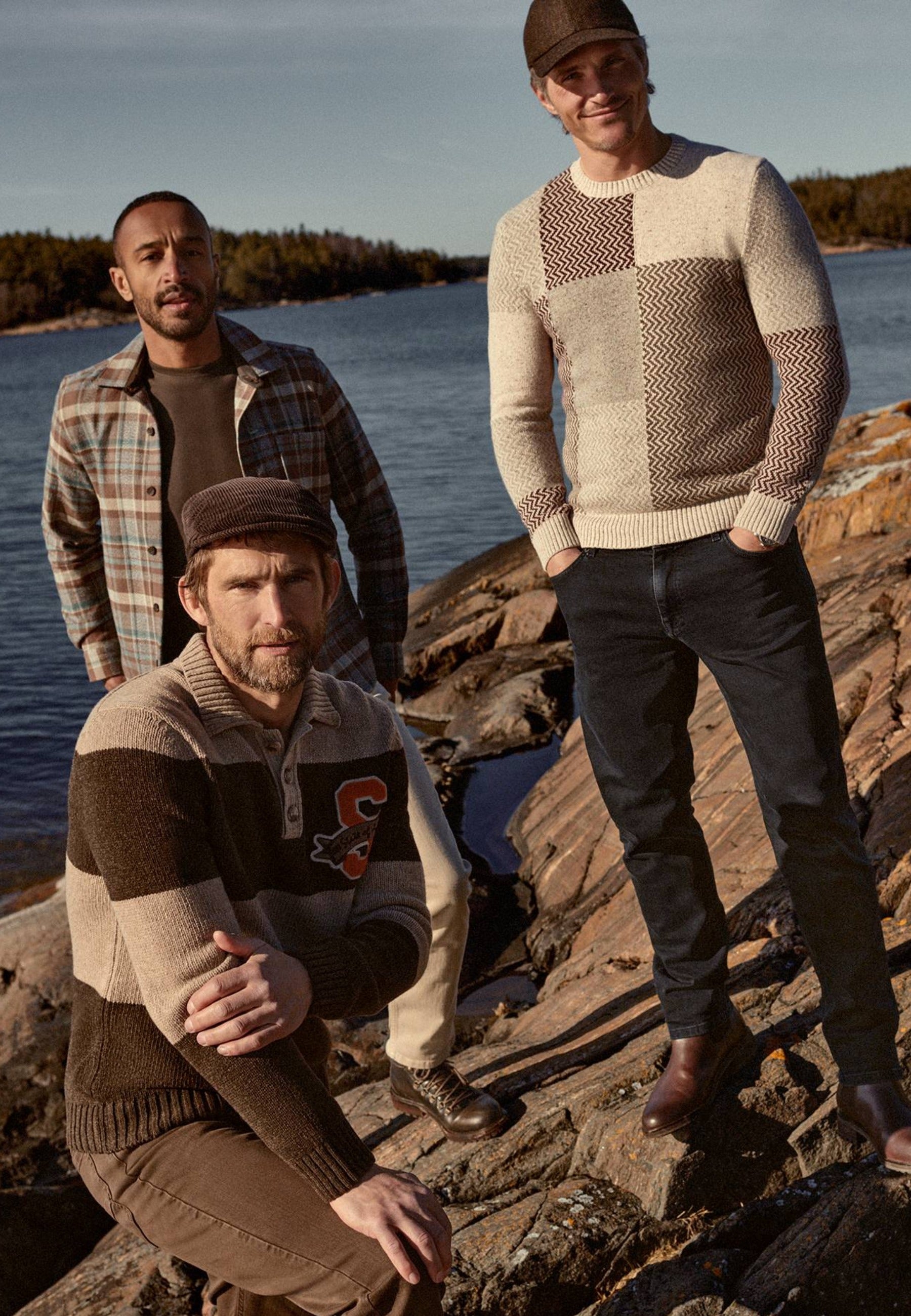 Pull en mélange de laine à col rond