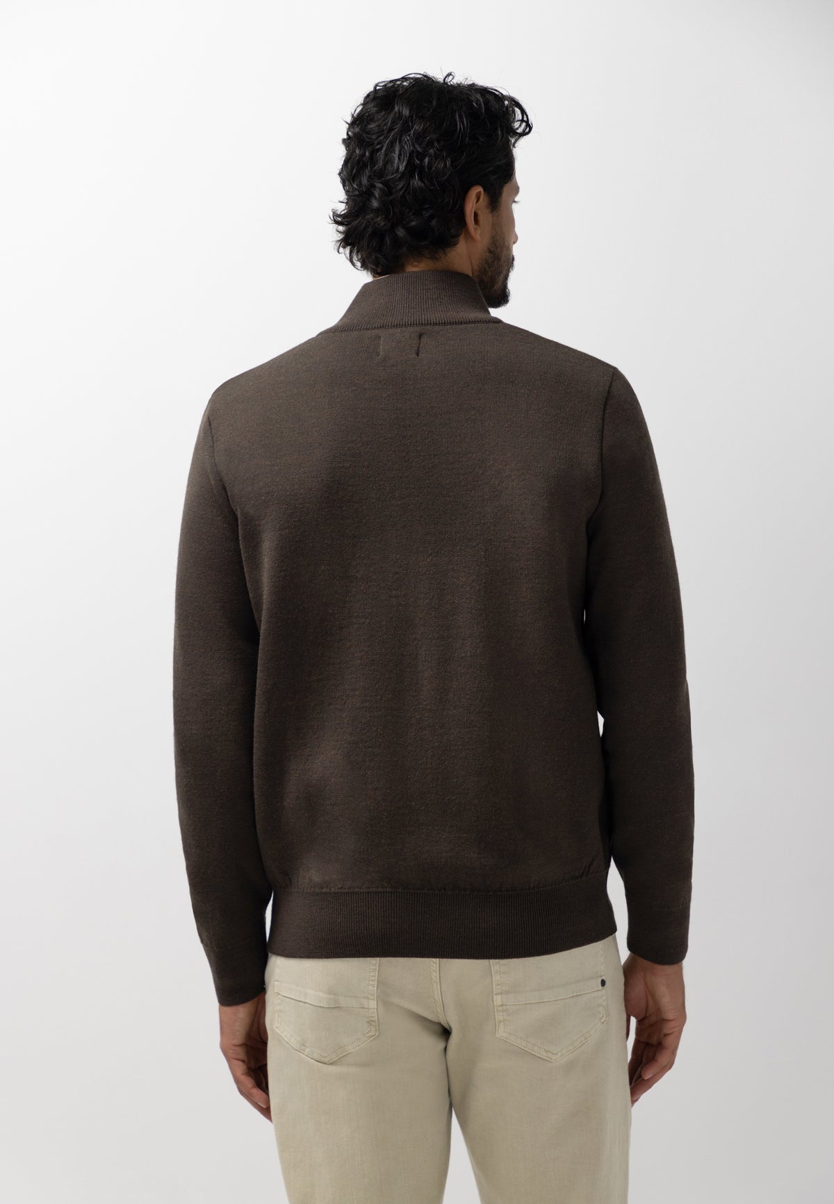 Cardigan en mélange de laine