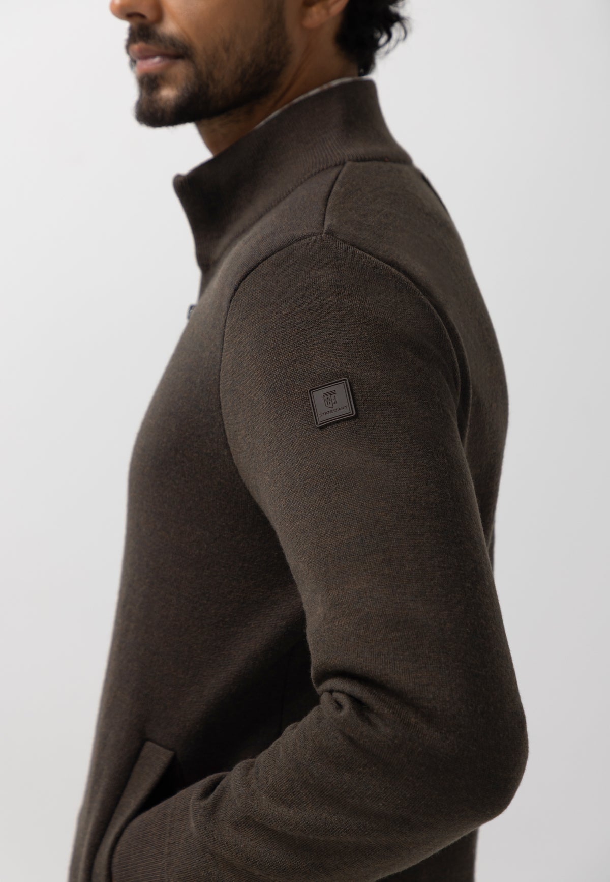 Cardigan en mélange de laine