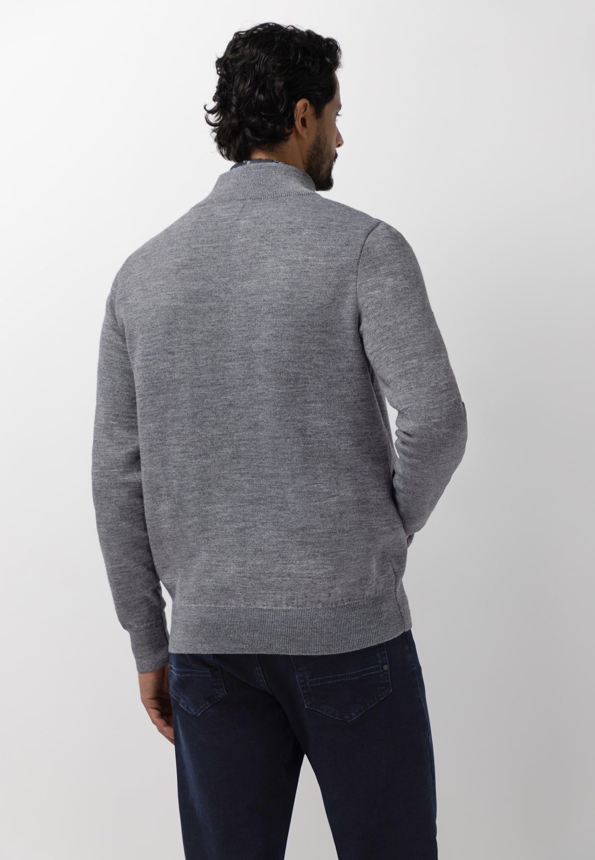 Cardigan en mélange de laine