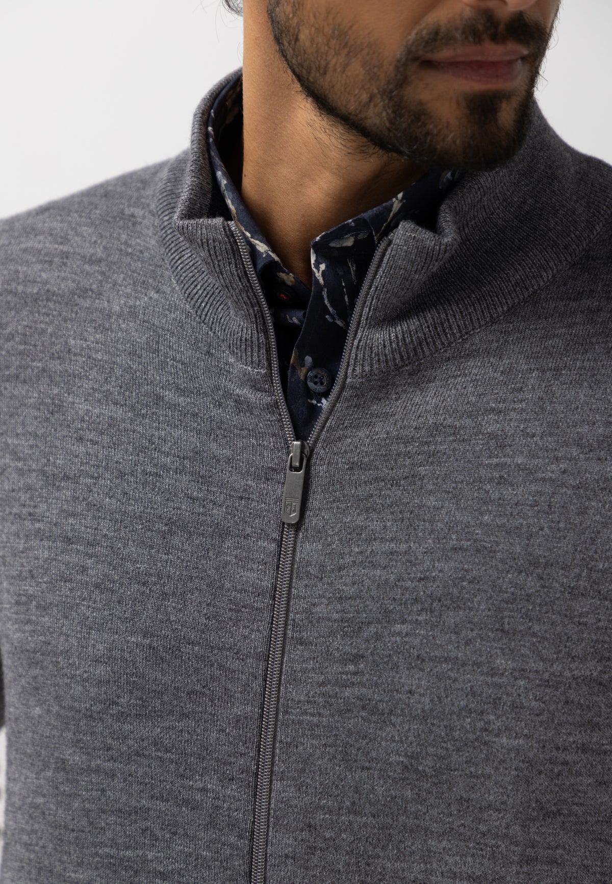 Cardigan en mélange de laine