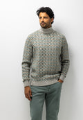 Pull à col roulé avec du coton biologique