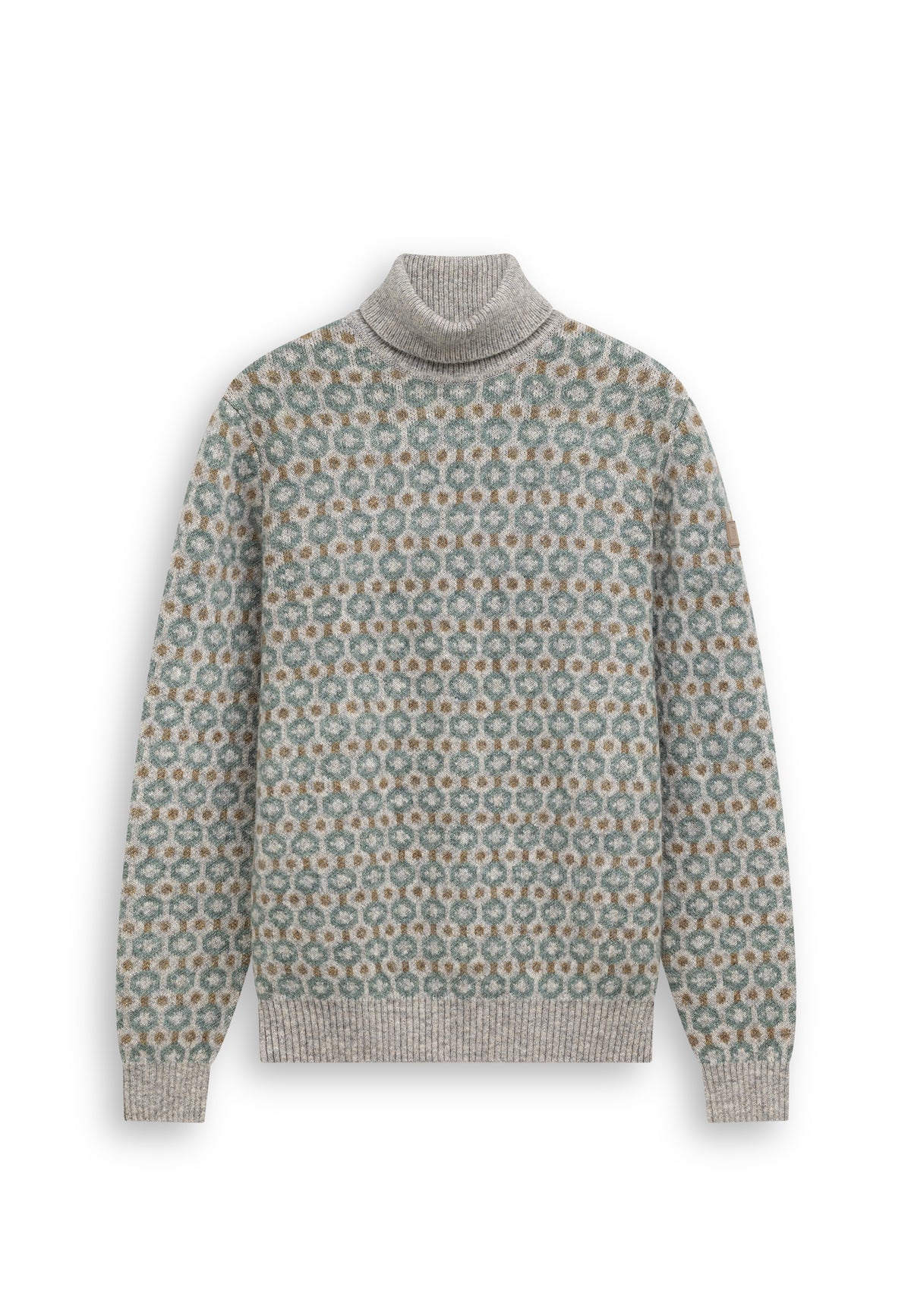 Pull à col roulé avec du coton biologique