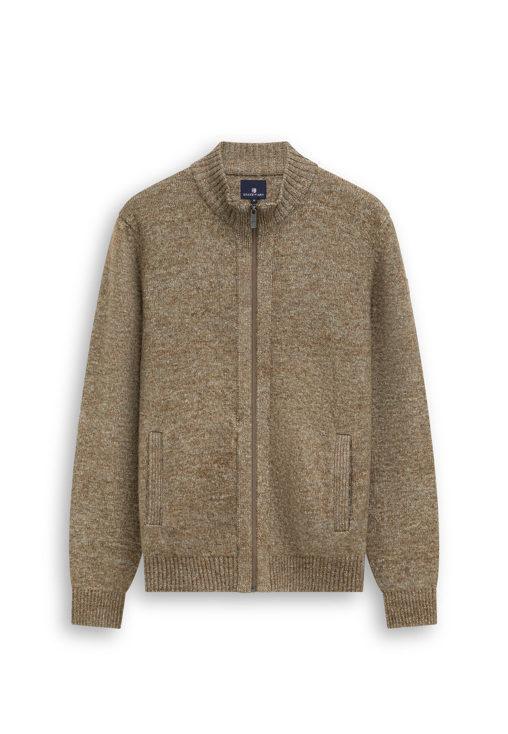 Gemêleerd vest met steekzakken