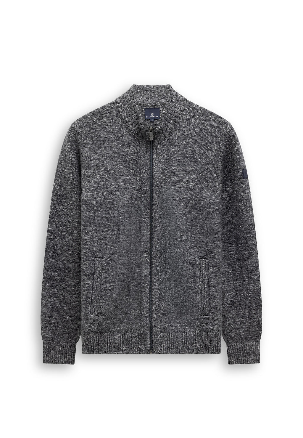 Cardigan chiné avec poches