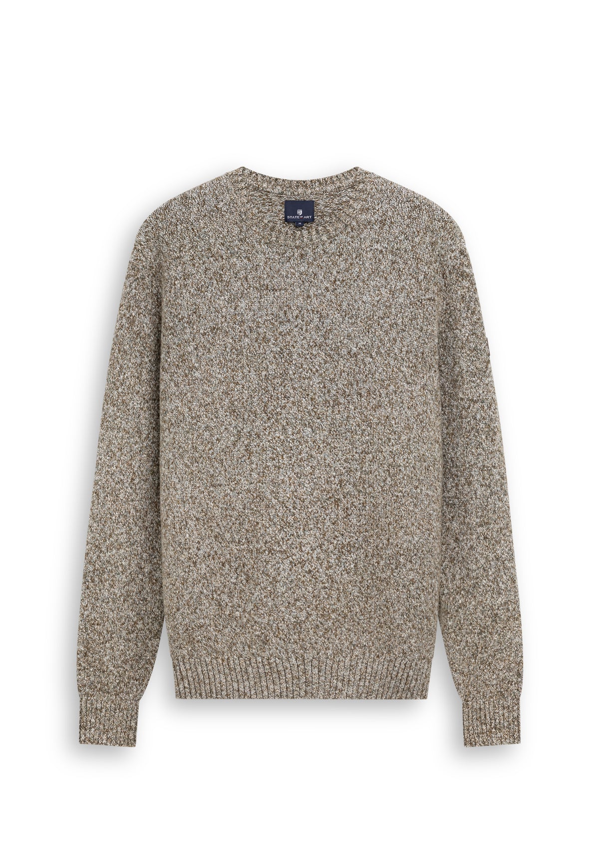 Pull à motif chiné
