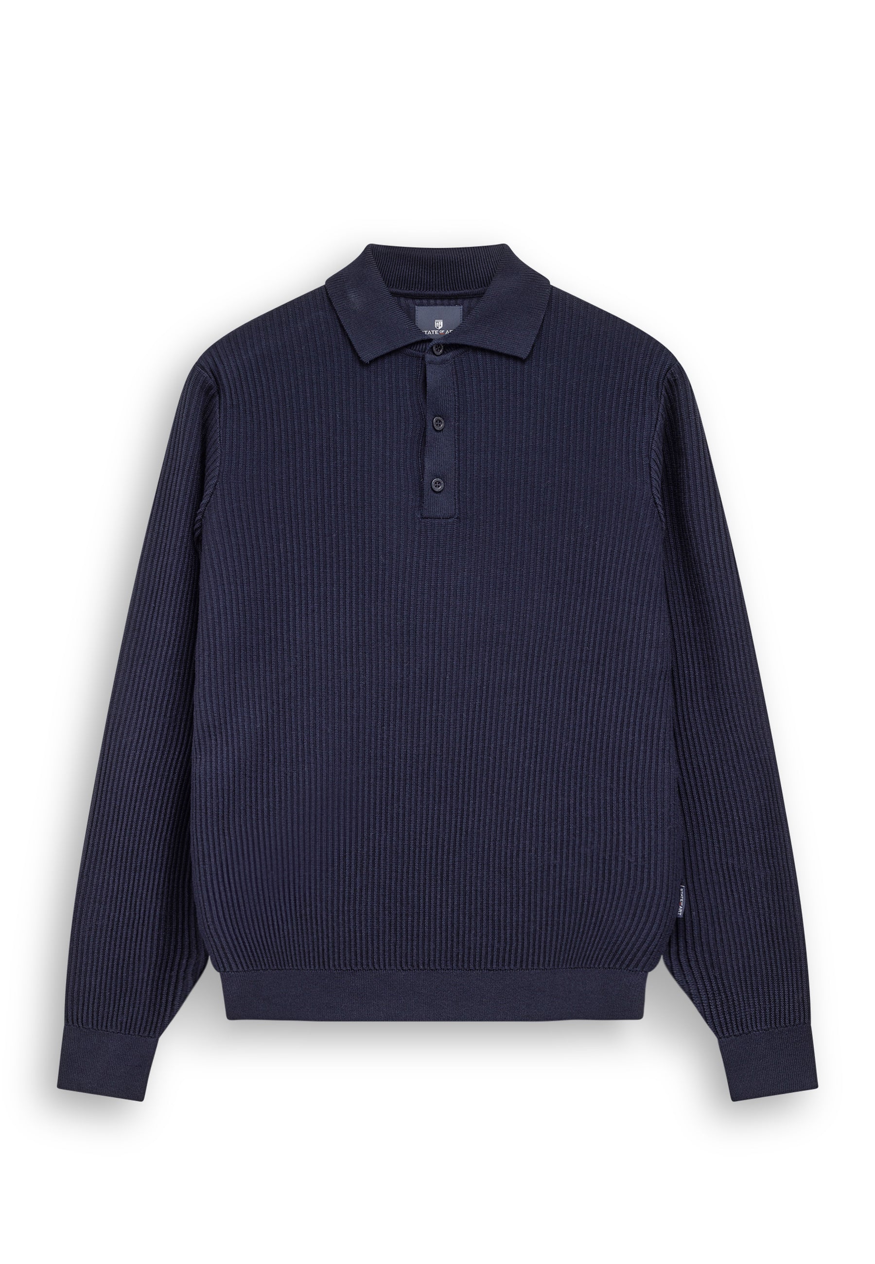 Polo met structuurpatroon